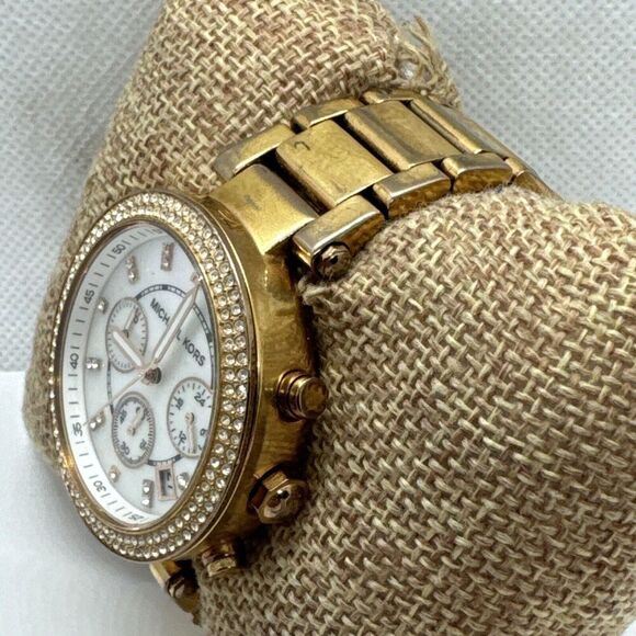 Michael Kors Parker MK5491 Women Rose Gold Analog Dial Quartz Wrist Watch JNA622 main image 11